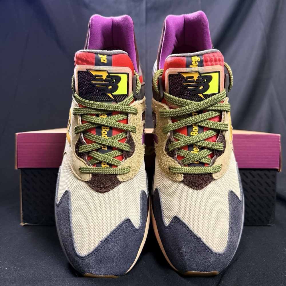New Balance Bodega x 997S Better Days Men's Sneakers Size 9.5 Beige Red Purple - Picture 6 of 14